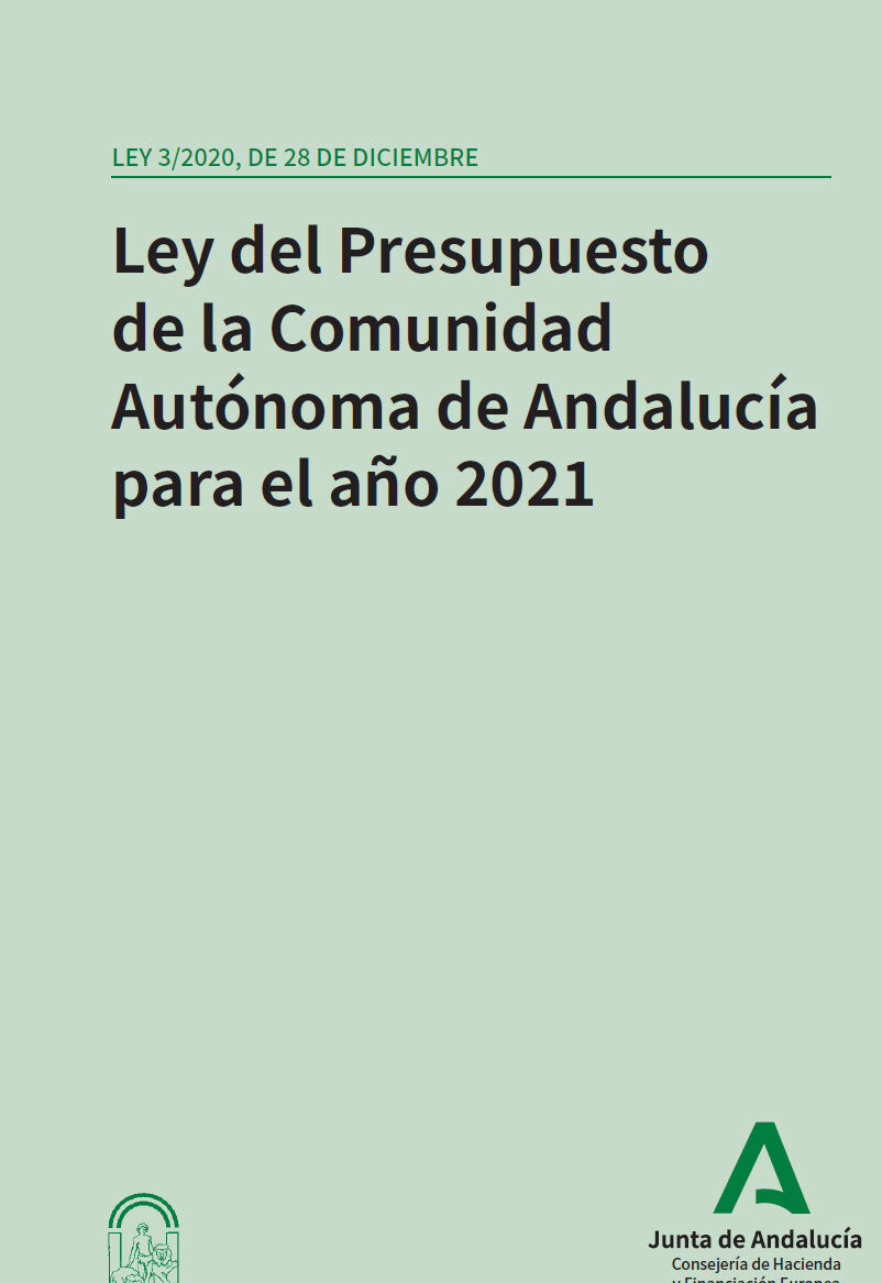 Ley de Presupuestos Junta de Andalucía en 2026