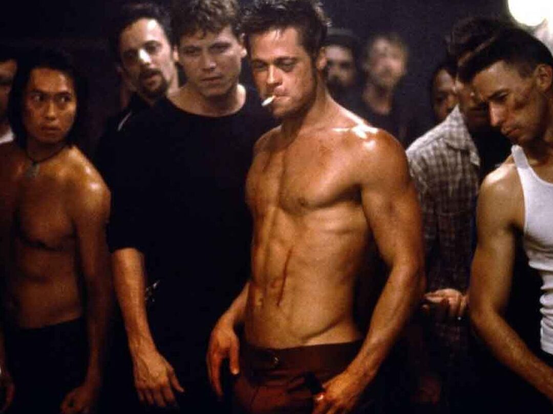 Rutina Brad Pitt Club de la Lucha en 2024