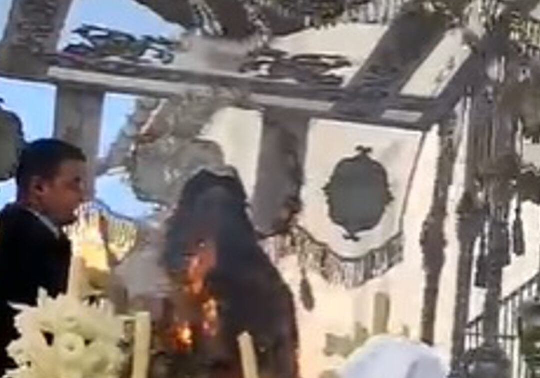 Se incendia la Virgen del Rocío en 2023
